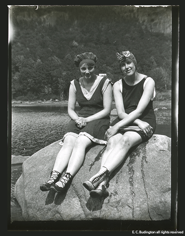 Two Girls On Rock