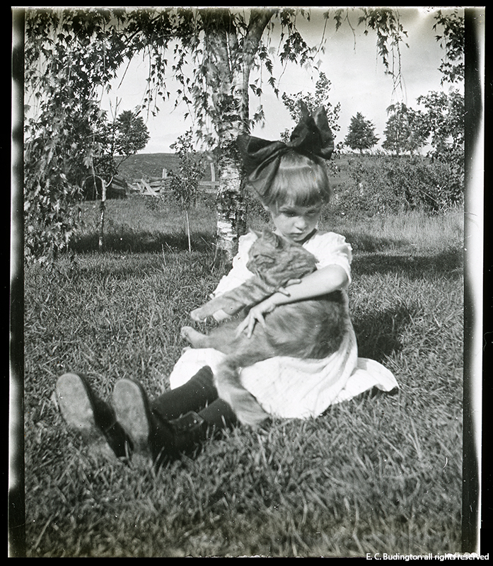 Girl with Cat