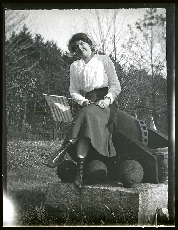 Girl on Cannon