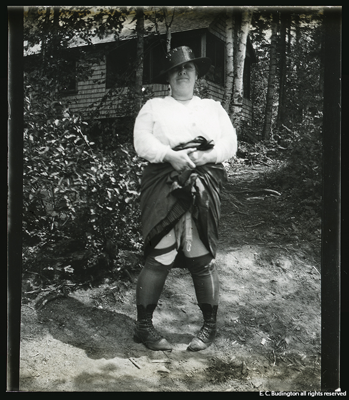 Woman with Garters