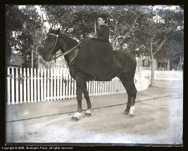 Woman on Large Horse