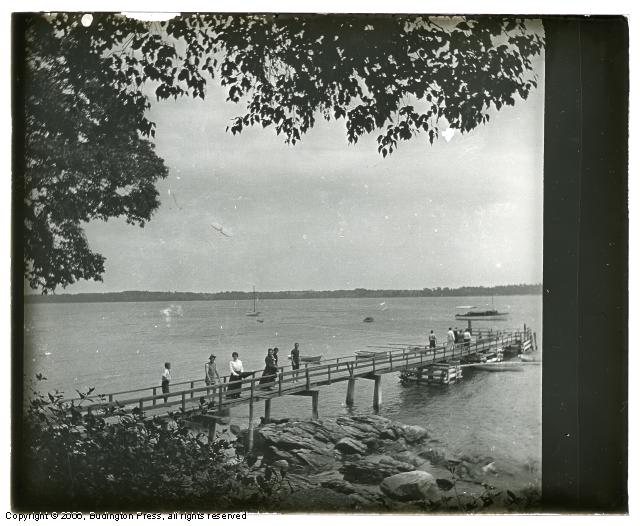 Figures on Pier