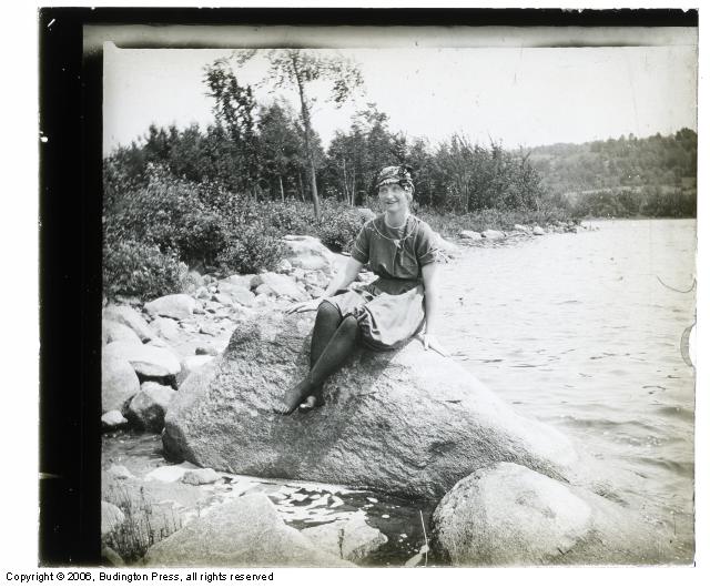 Girl on Rock