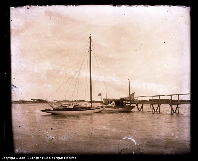 Moored Sailboat